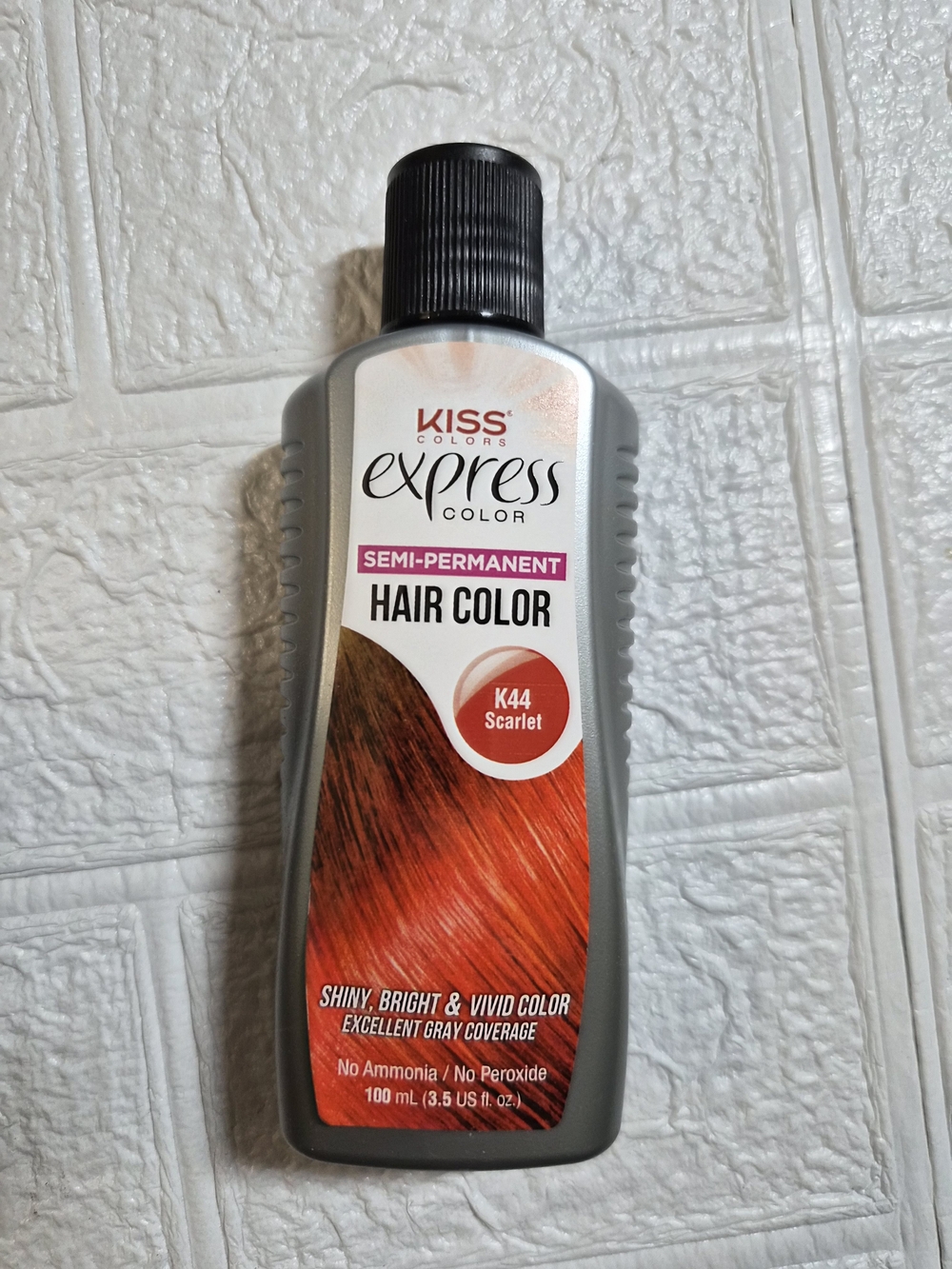 Kiss Express Semi-Permanent Hair Color - Scarlet Red